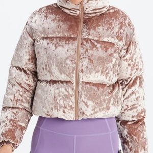 Pink Velvet Fabletics Coat